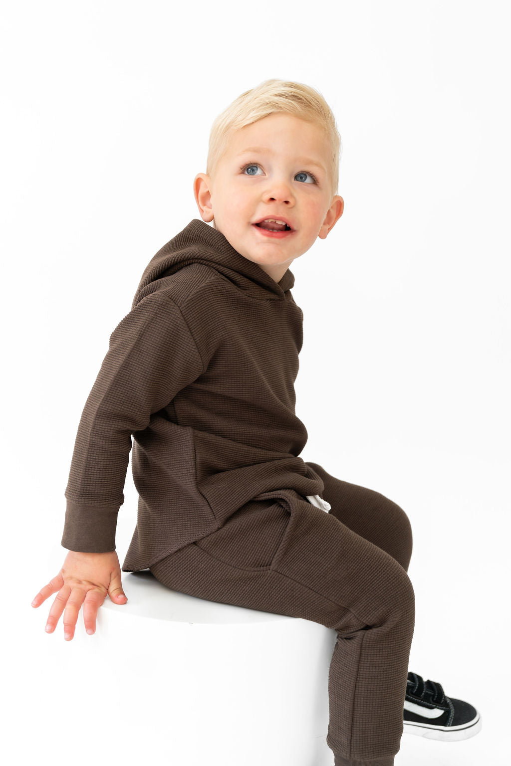 Cocoa Waffle Knit Joggers Cozy Waffle Knit Joggers Laree + Co.