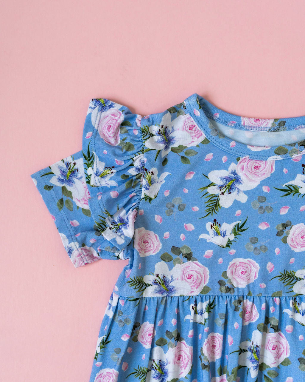 Lillian Floral Bamboo Peplum Top by Laree + Co.