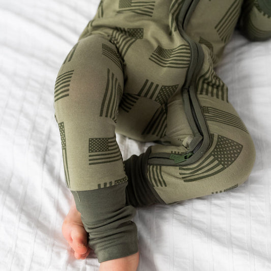 Bamboo Convertible Footie Soft One-Piece Laree + Co.