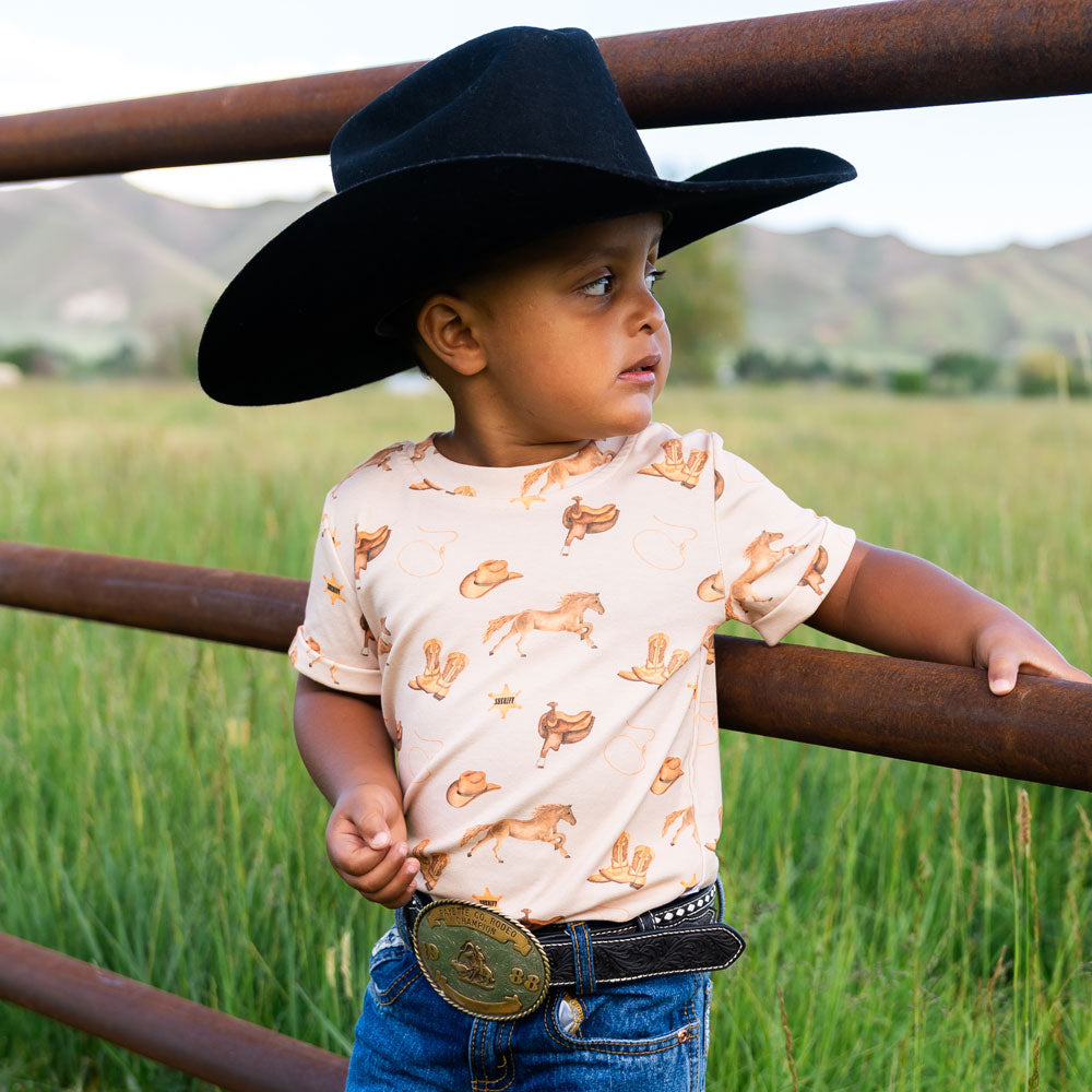 Bamboo Short Sleeve Signature Tee Kids Shirt Laree + Co.