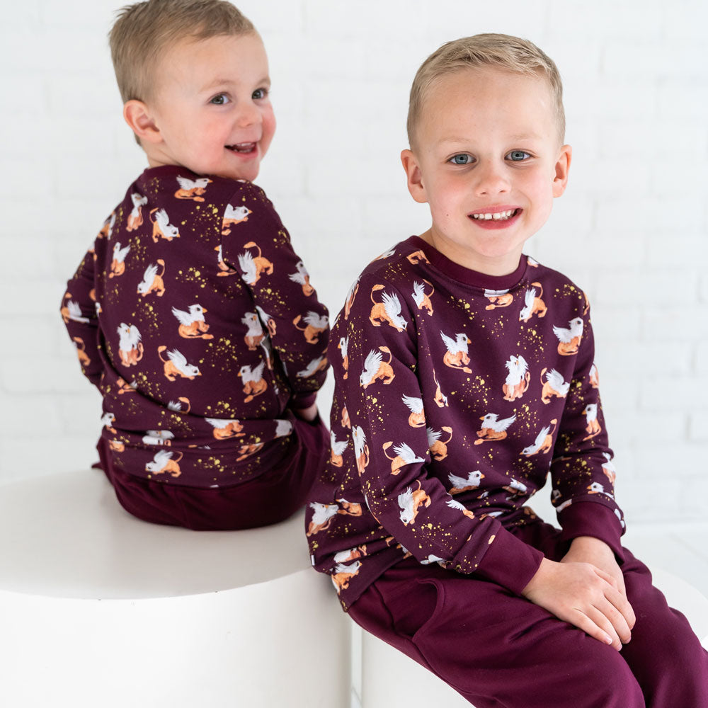 Bamboo Luxe Long Sleeve Jogger Set Griffin