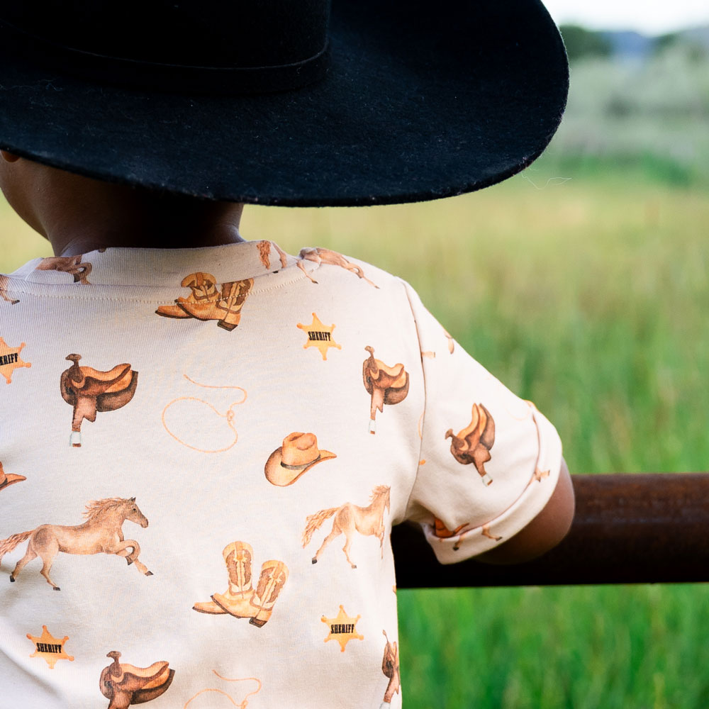Bamboo Short Sleeve Signature Tee Kids Shirt Laree + Co.