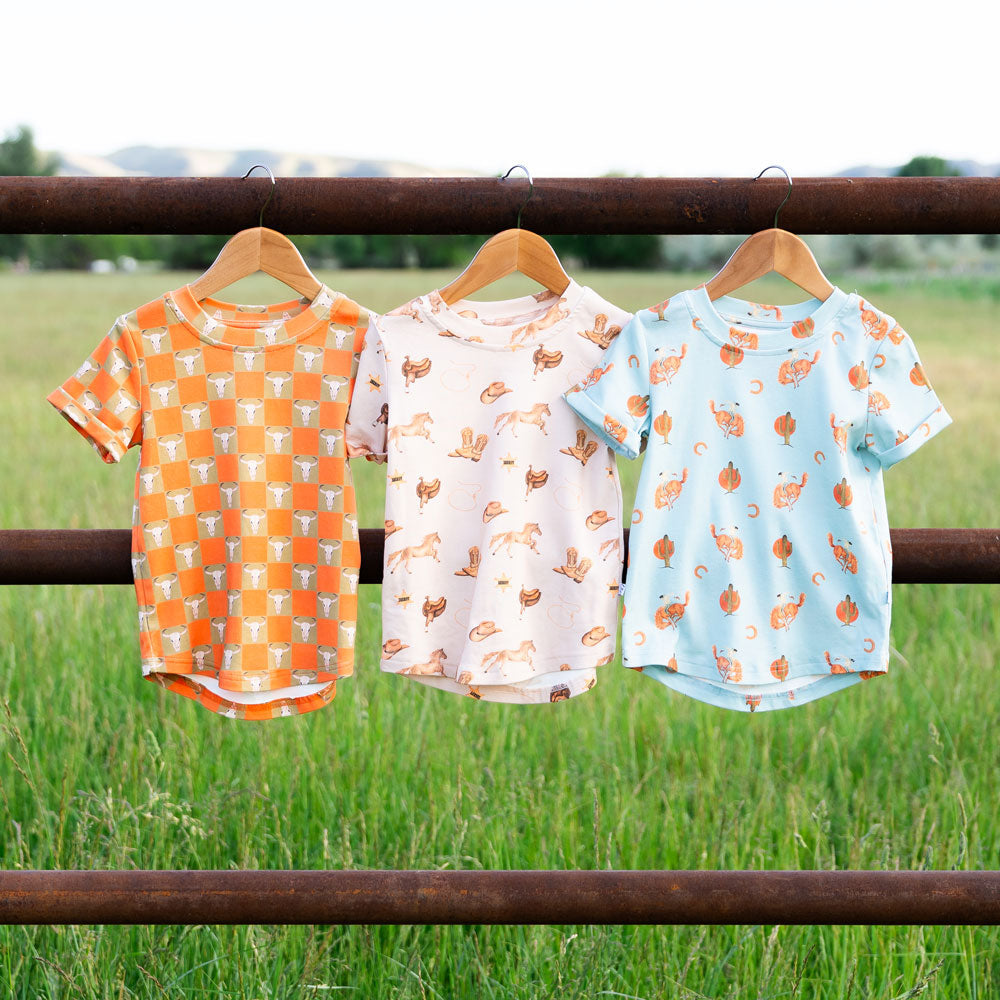 Bamboo Short Sleeve Signature Tee Kids Shirt Laree + Co.