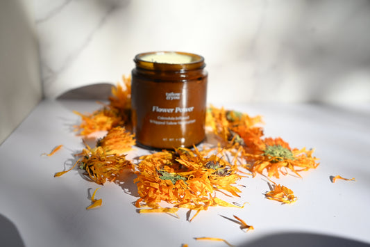 Whipped Tallow Infused Calendula Flower Skin Care Flower Power