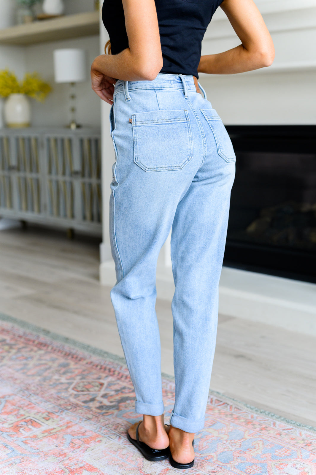 Cooper High Rise Vintage Denim Jogger Judy Blue