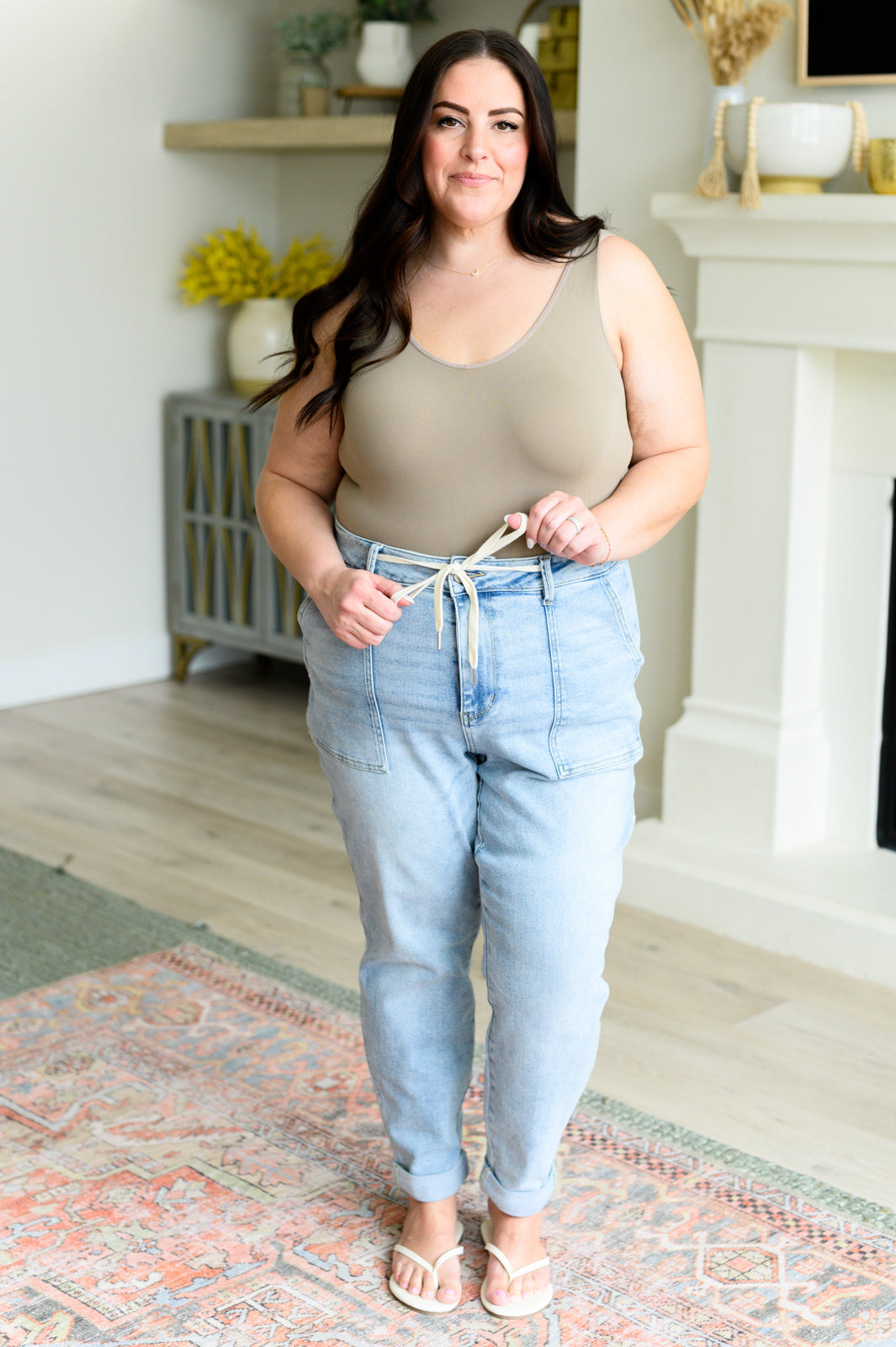 Cooper High Rise Vintage Denim Jogger Judy Blue