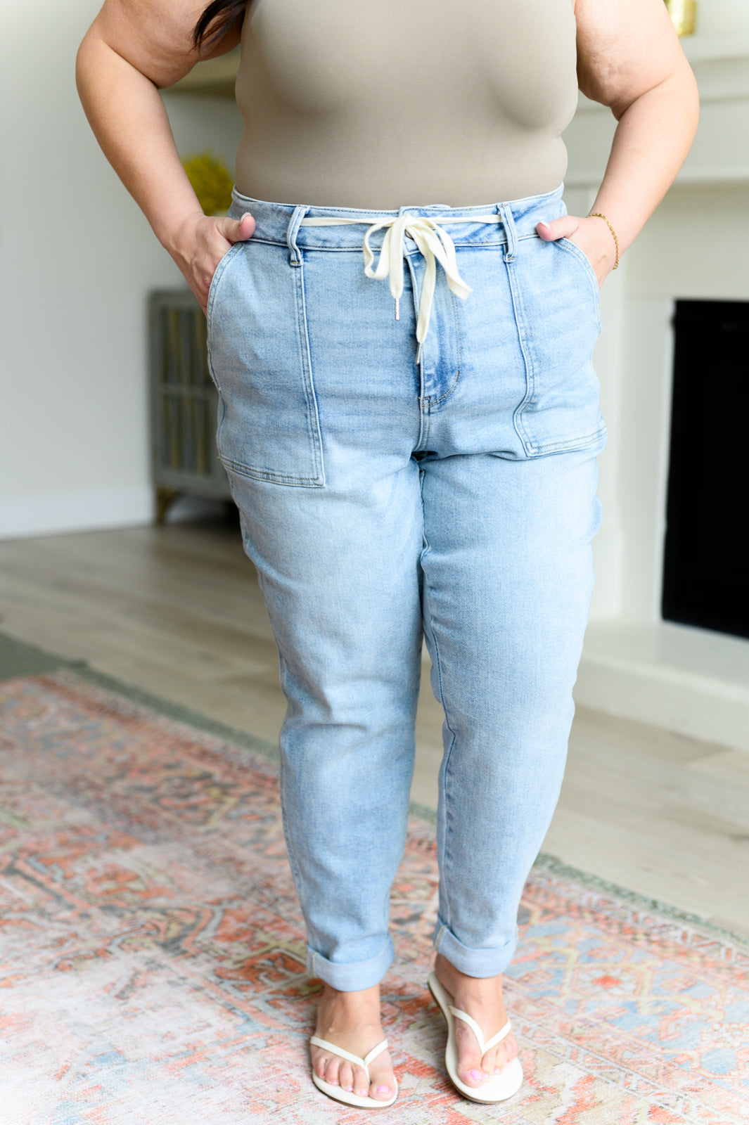Cooper High Rise Vintage Denim Jogger Judy Blue