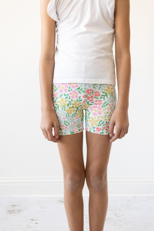 Daffodils High Waist Twirl Shorts Mila & Rose
