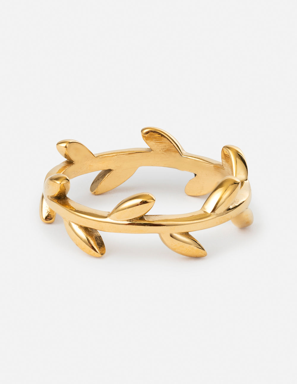 Dainty Olive Branch Ring Symbol of Peace Elevated Faith