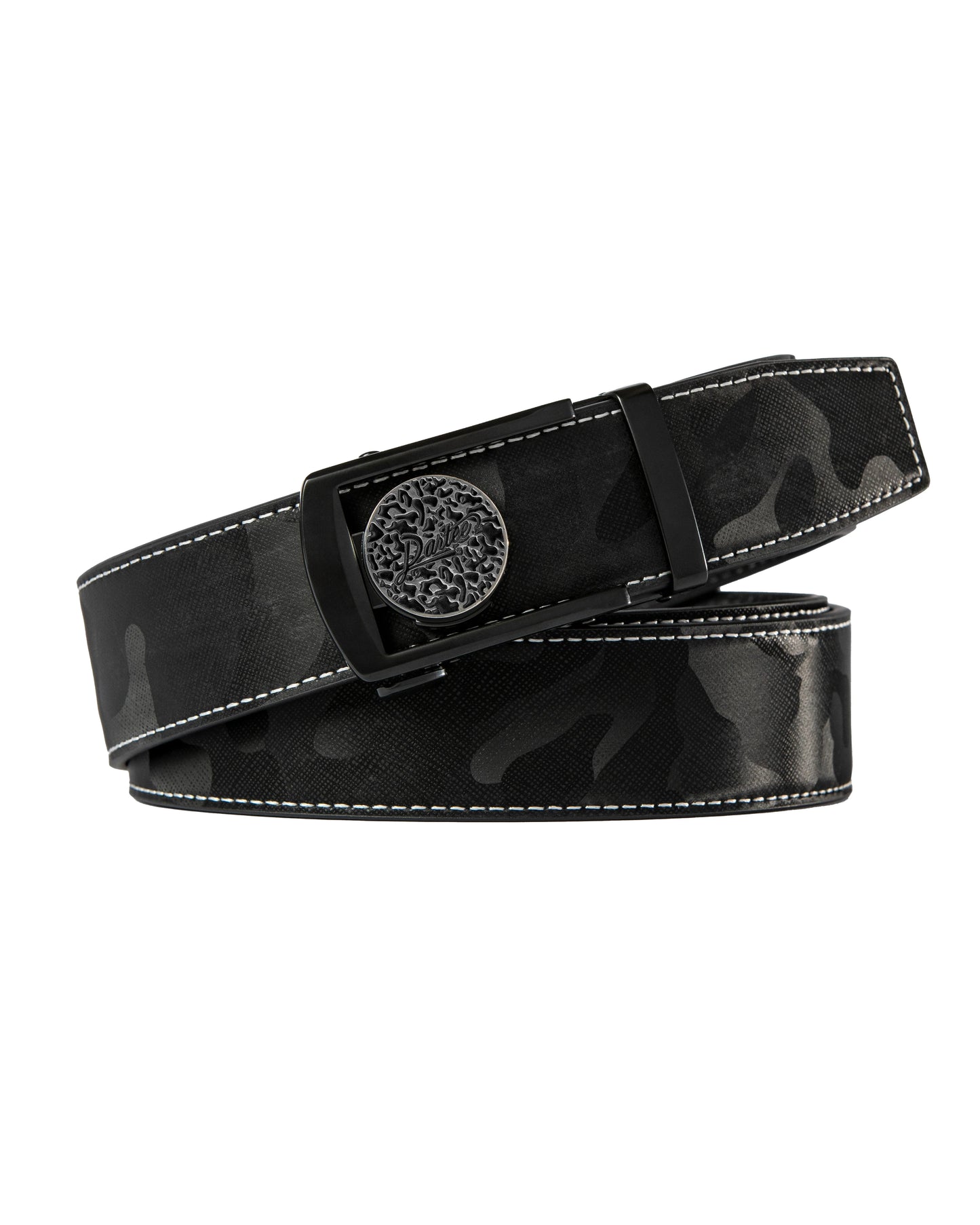 Black Birdie Reflective Camo Golf Belt Dartee Golf
