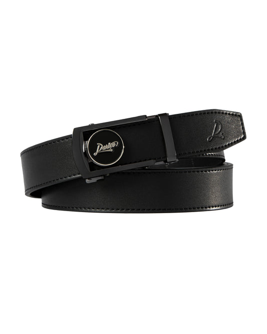 Shadow Storm Black Weather-Resistant Golf Belt Dartee Golf