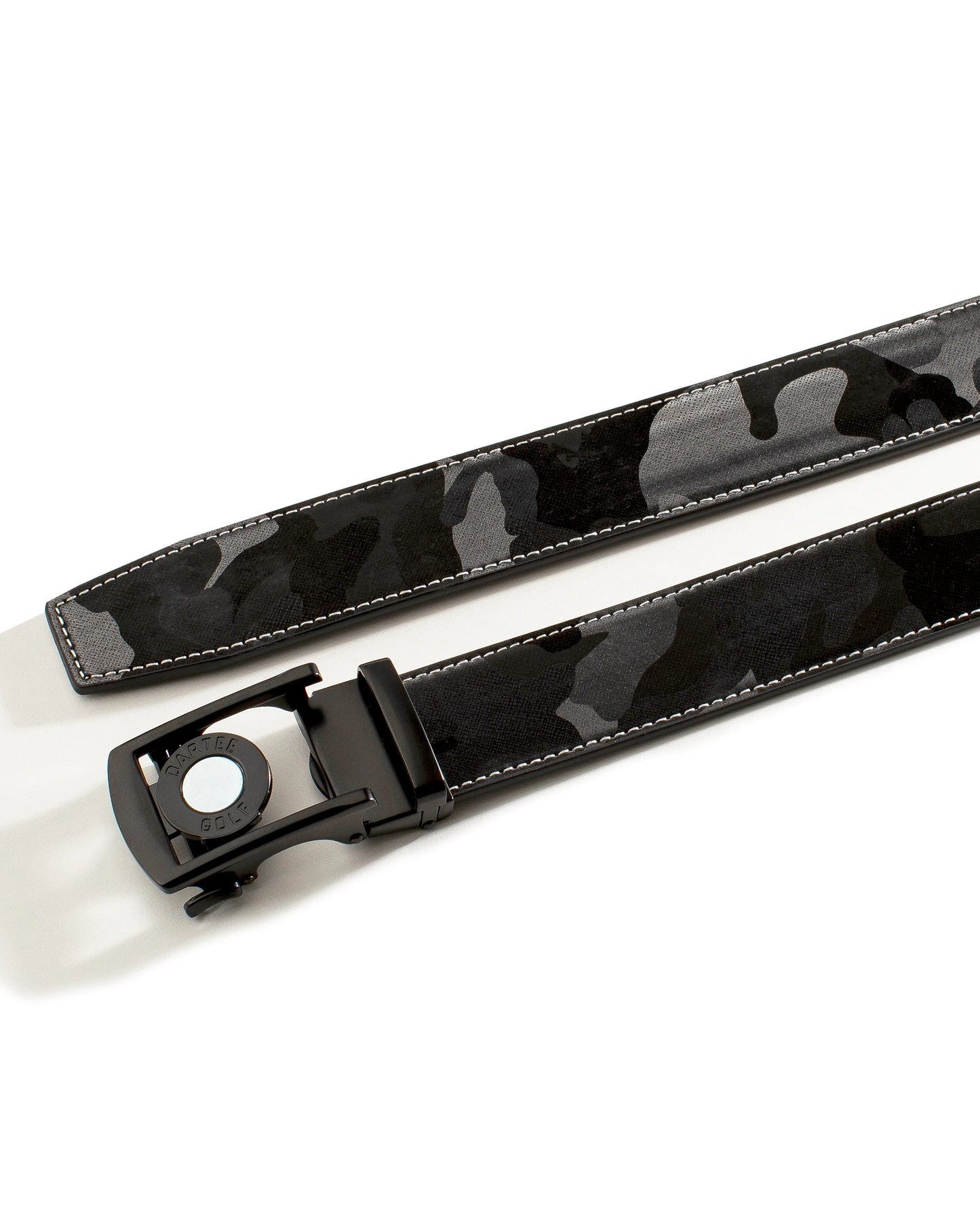 Black Birdie Reflective Camo Golf Belt Dartee Golf