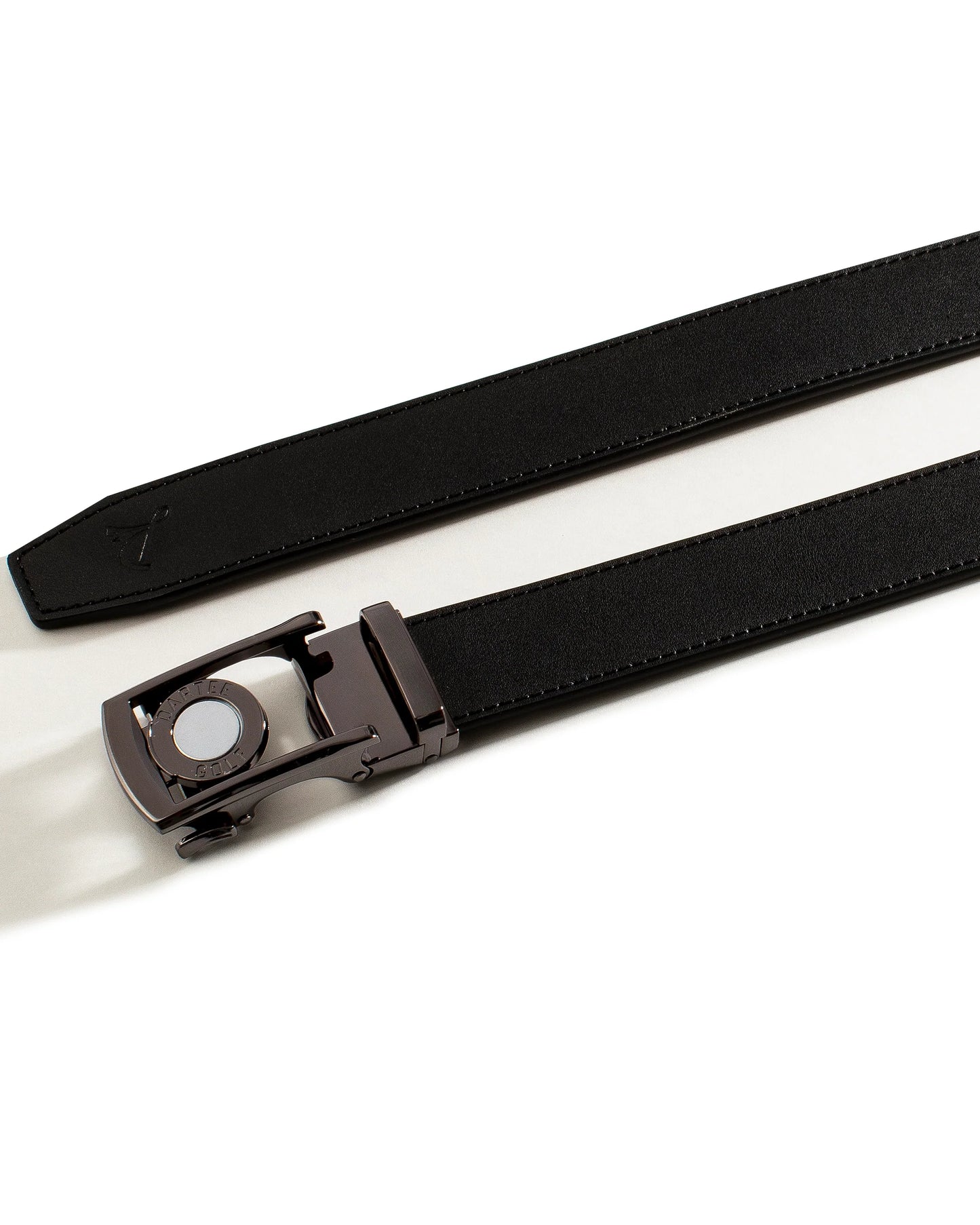 Shadow Storm Black Weather-Resistant Golf Belt Dartee Golf