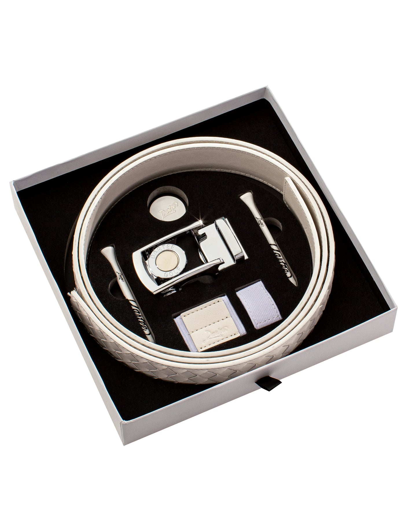 White Braid Luxury Golf Accessory Dock Line Collection Dartee Golf