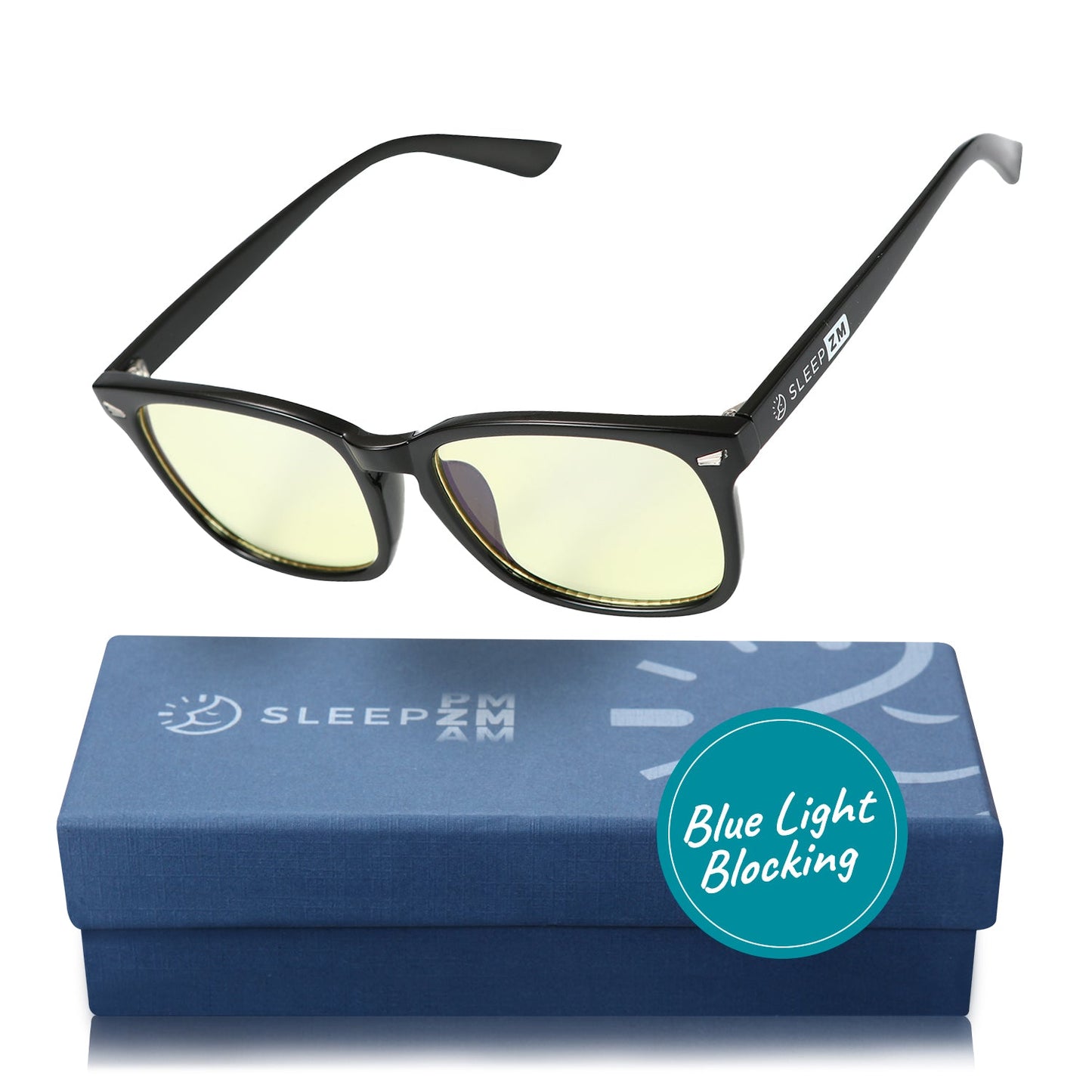 Wayfarer Blue Blocking Glasses Black DaytimeMax