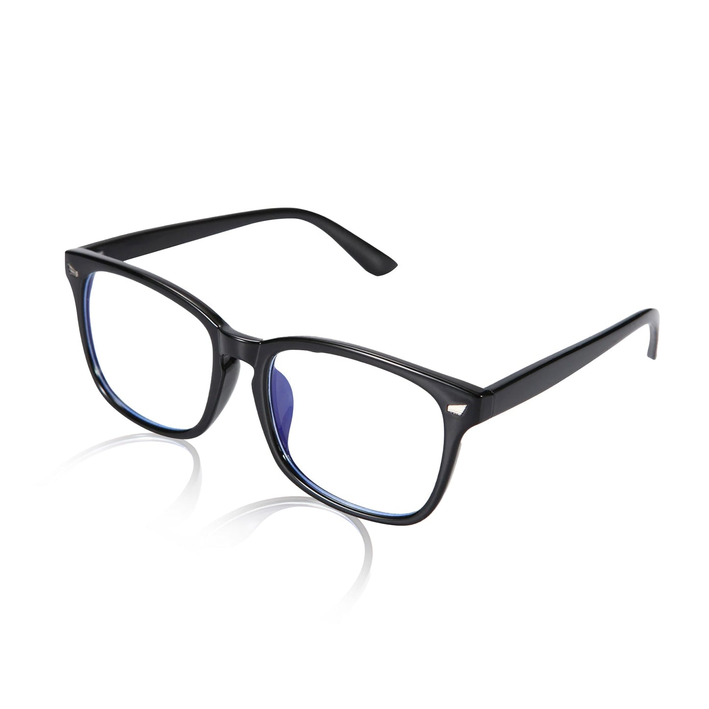 Blue Light 3.0x Reading Glasses Wayfarer Black Sleep ZM