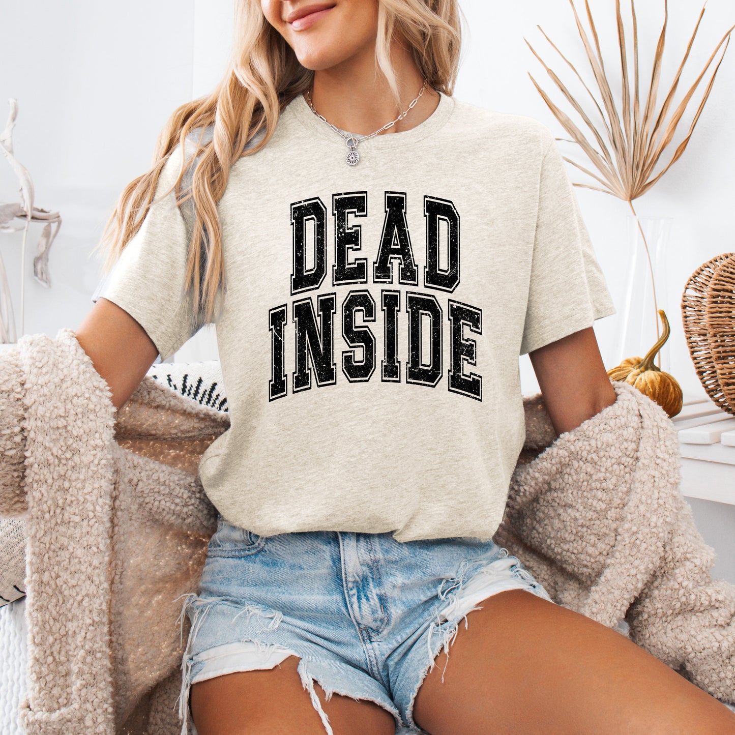 Dead Inside Mood Halloween Vibes T-shirt Refinery Number One
