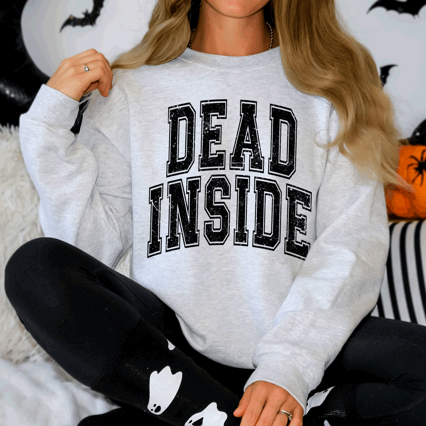 Dead Inside Mood Halloween Vibes Sweatshirt Refinery Number One
