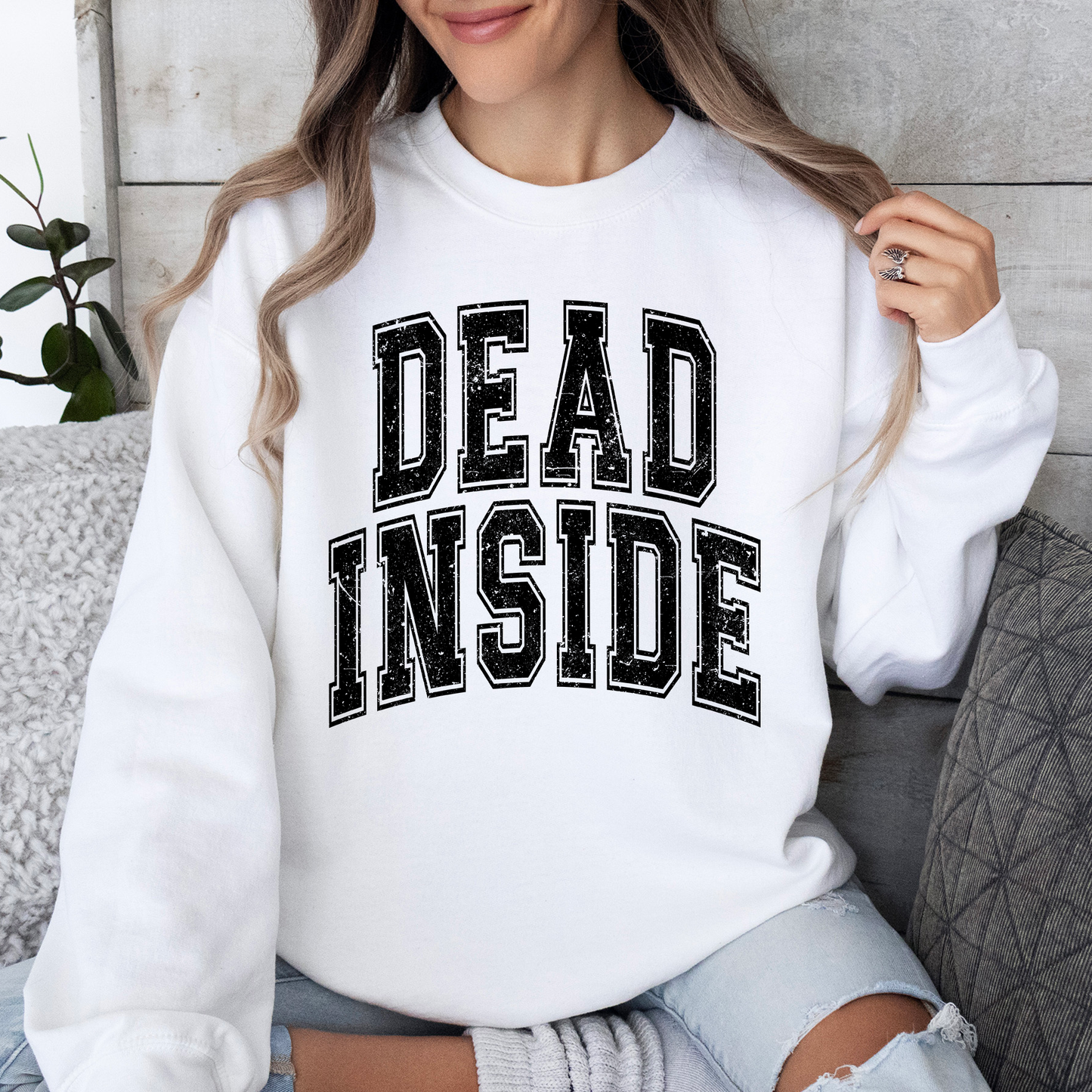 Dead Inside Mood Halloween Vibes Sweatshirt Refinery Number One