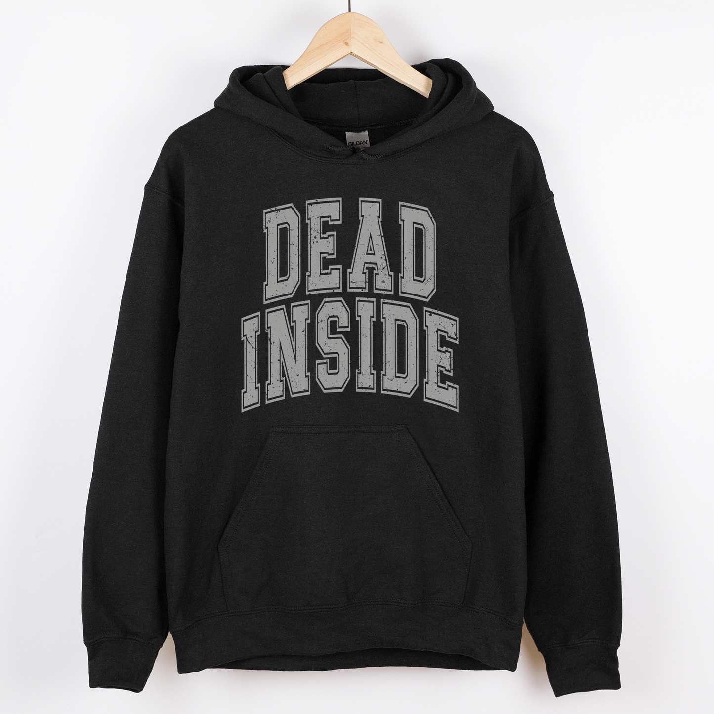Dead Inside Mood Halloween Vibes Hooded Sweatshirt Hoodie Refinery Number One