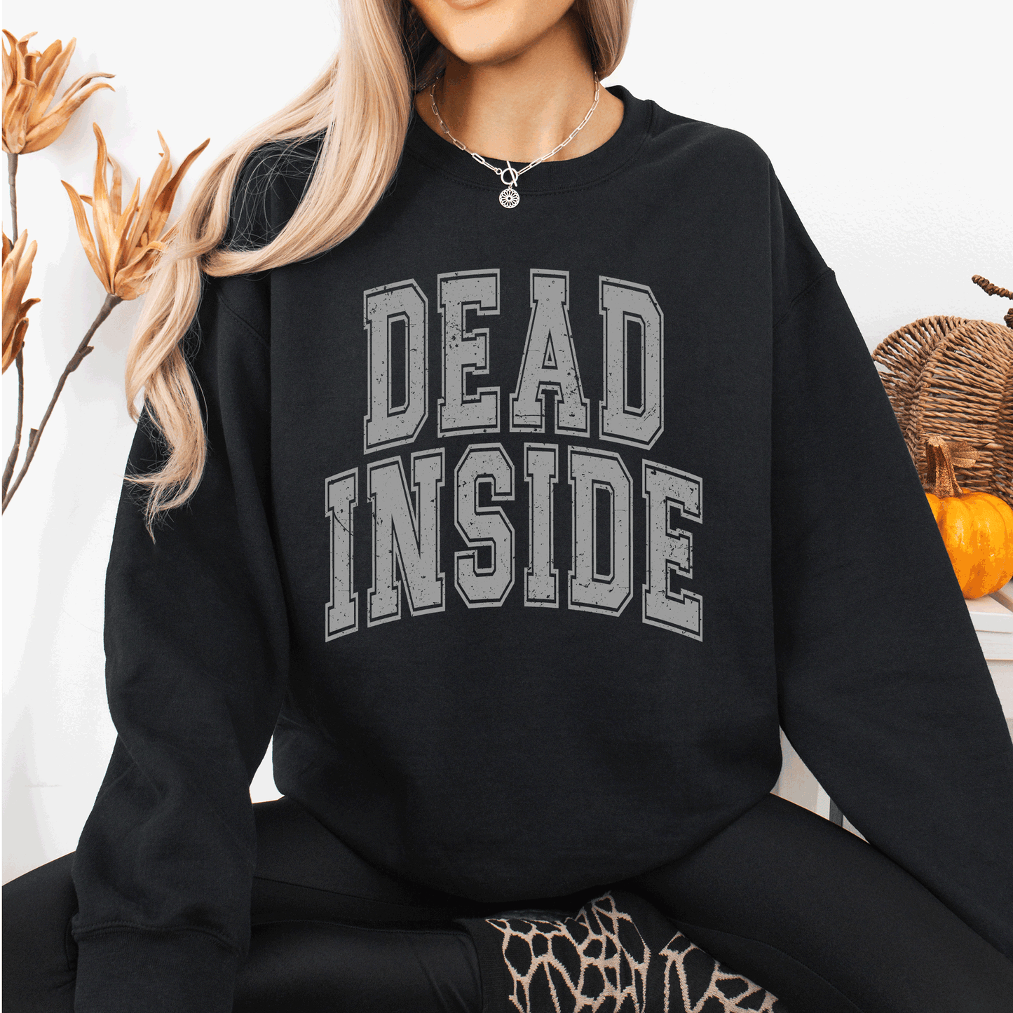 Dead Inside Mood Halloween Vibes Sweatshirt Refinery Number One