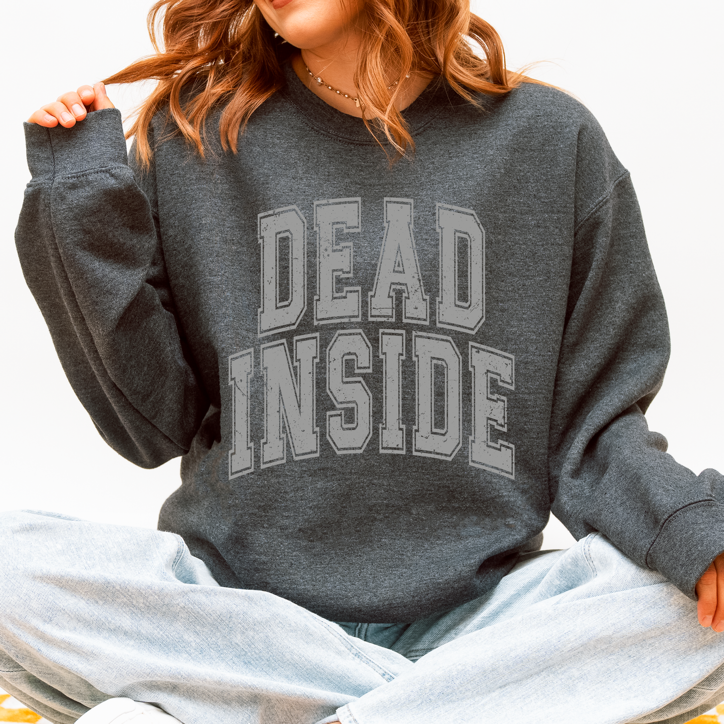 Dead Inside Mood Halloween Vibes Sweatshirt Refinery Number One
