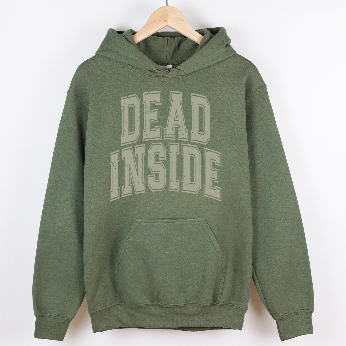 Dead Inside Mood Halloween Vibes Hooded Sweatshirt Hoodie Refinery Number One