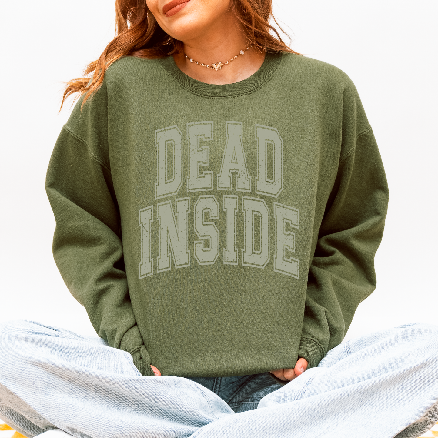 Dead Inside Mood Halloween Vibes Sweatshirt Refinery Number One