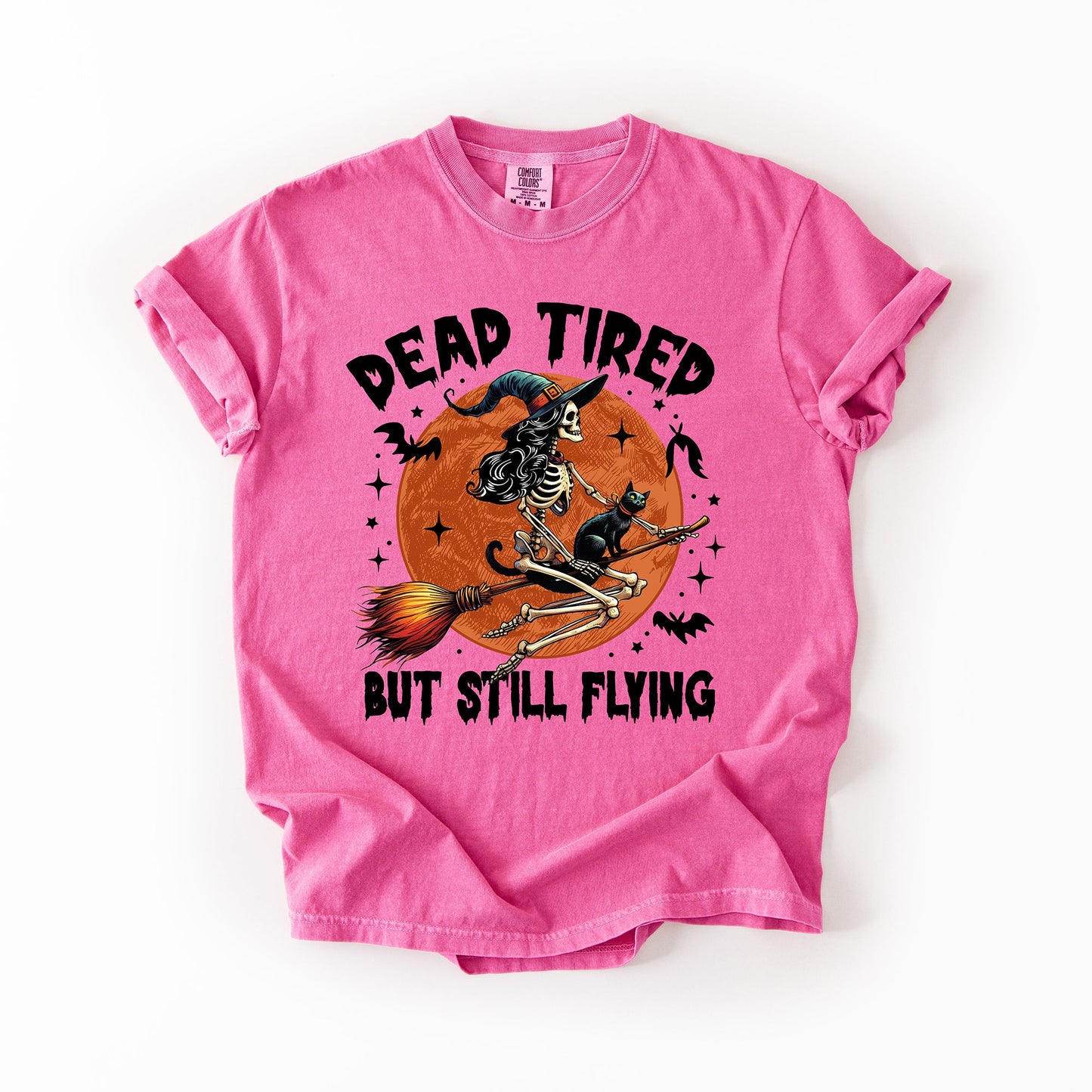 Dead Tired But Still Flying Halloween Comfort Colors T-Shirt Refinery Number One