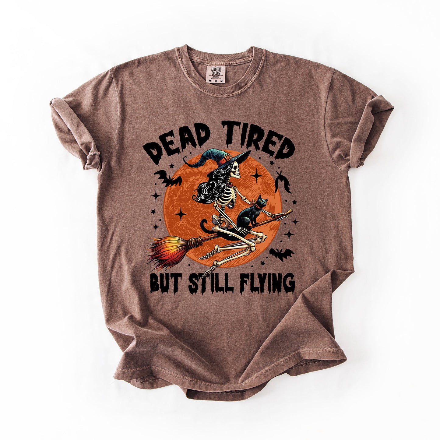 Dead Tired But Still Flying Halloween Comfort Colors T-Shirt Refinery Number One