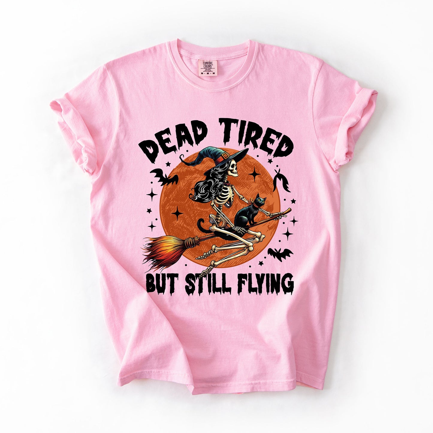 Dead Tired But Still Flying Halloween Comfort Colors T-Shirt Refinery Number One