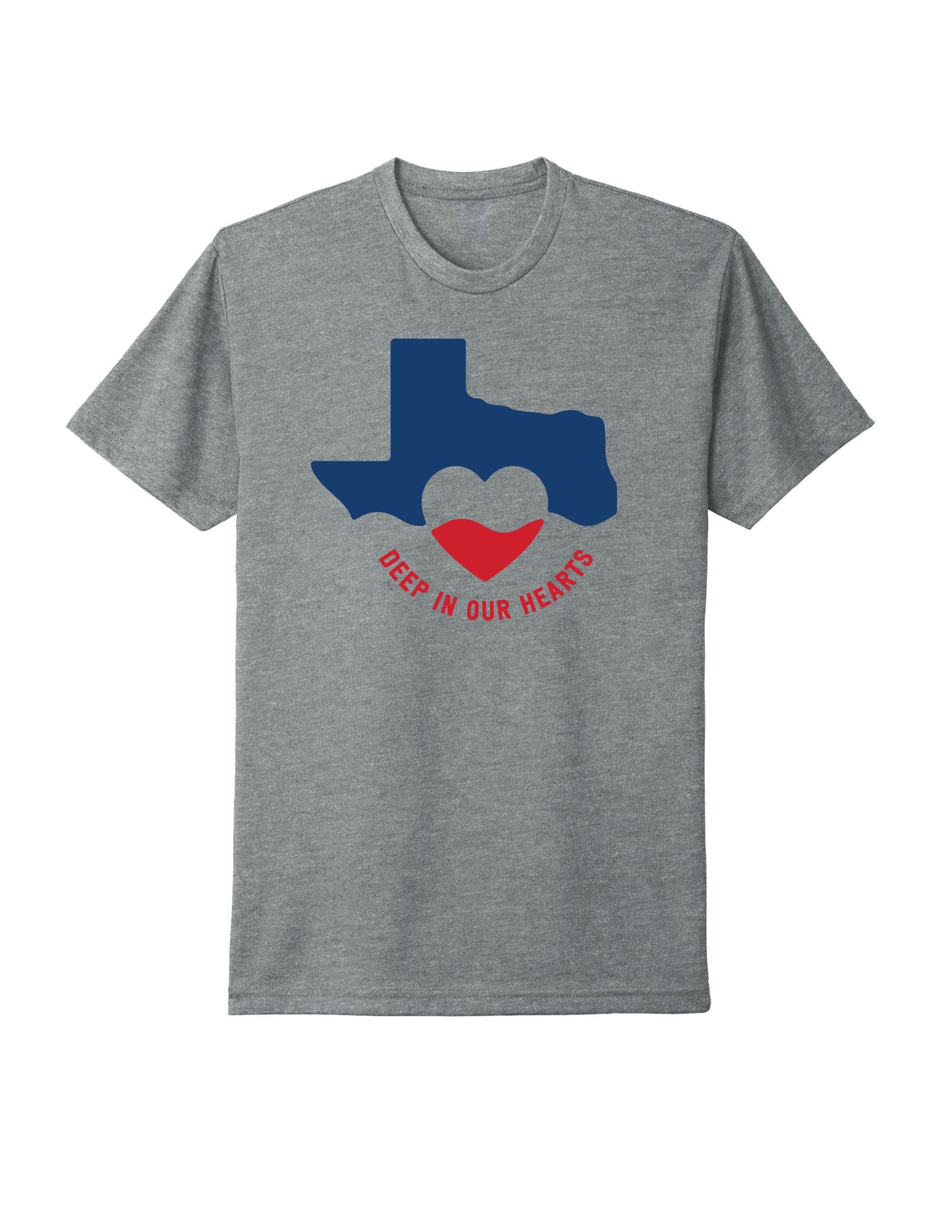 Deep In Our Hearts Recovery Heather Gray T-Shirt