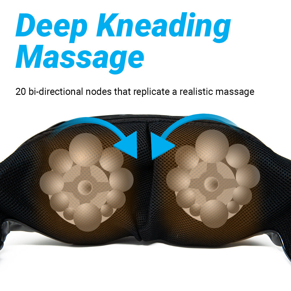 Shiatsu Neck & Back Massager with Heat Therapy