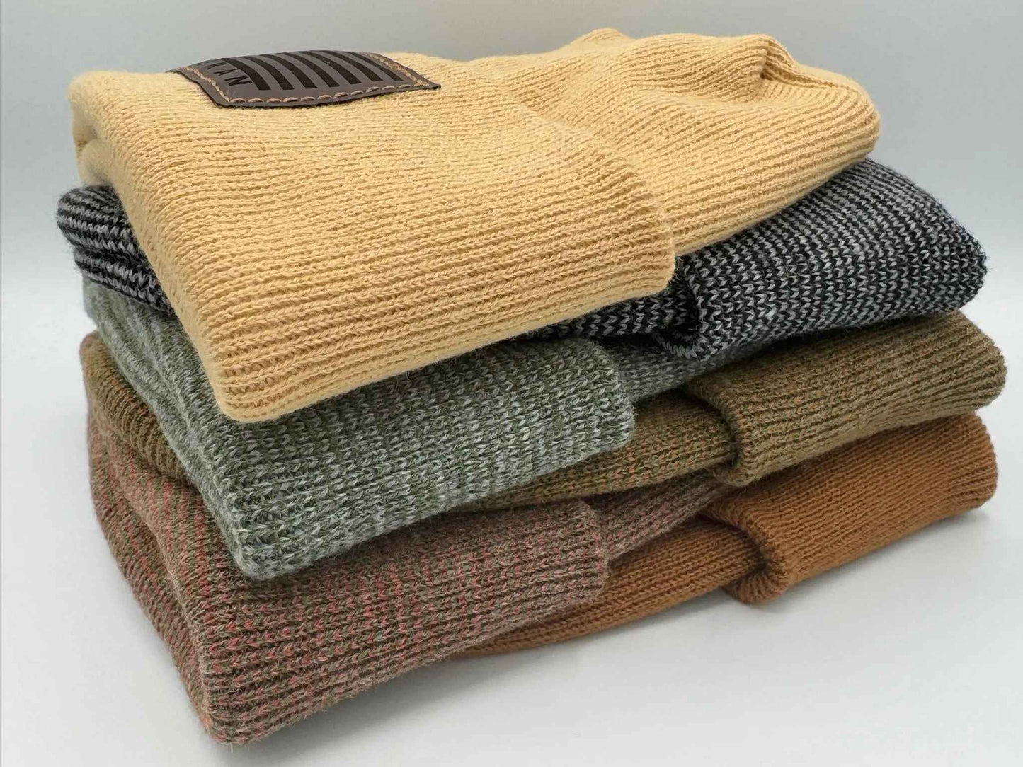 Veteran Beanie USA Flag Patriotic H-Stitch™ Cuffed Knit Hat