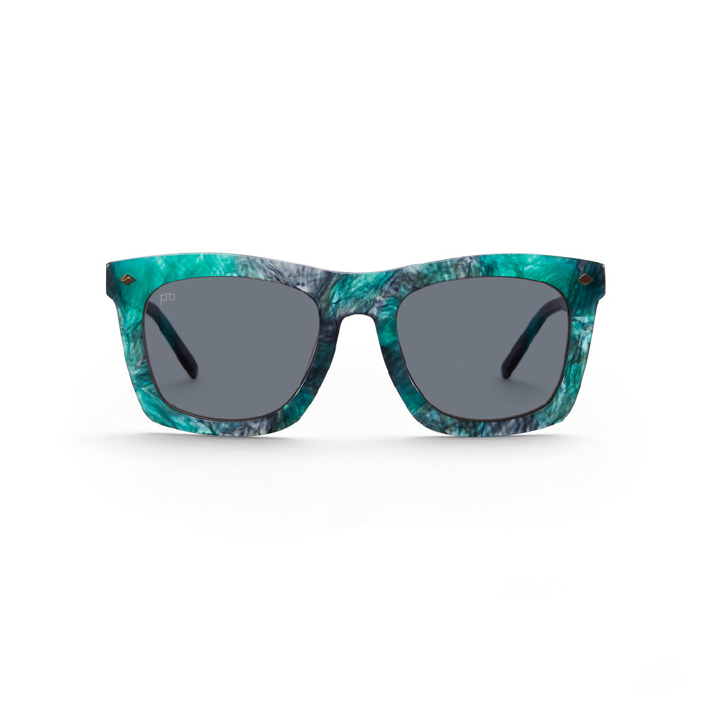 Devlin Oversized Polarized Sunglasses Plant-Based Frames Opolis