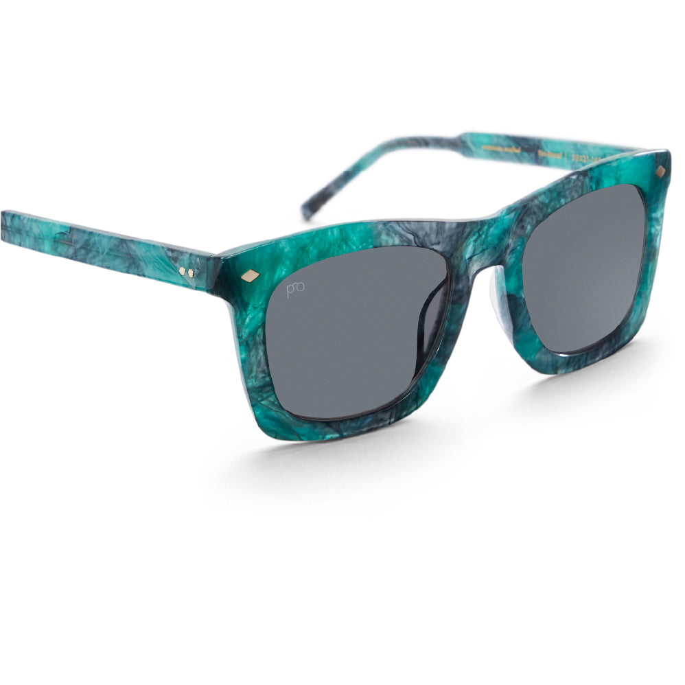 Devlin Oversized Polarized Sunglasses Plant-Based Frames Opolis