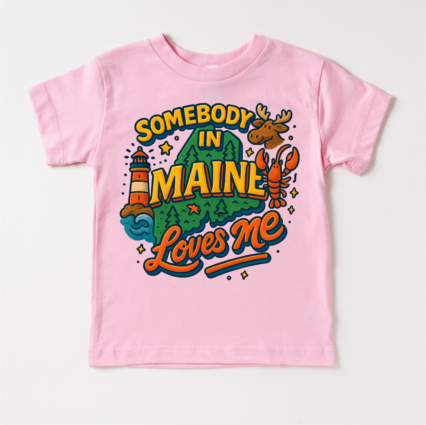 Somebody In Maine Loves Me Shirt - State Souvenir Tee