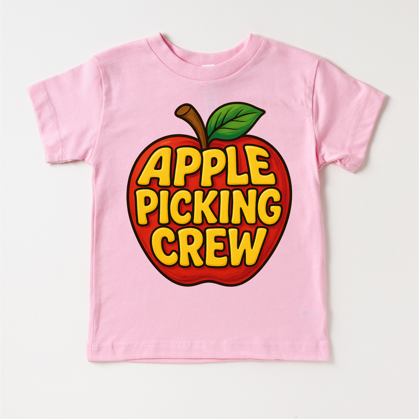 Apple Picking Crew Fall Shirt - Apple Picking Orchard Tee