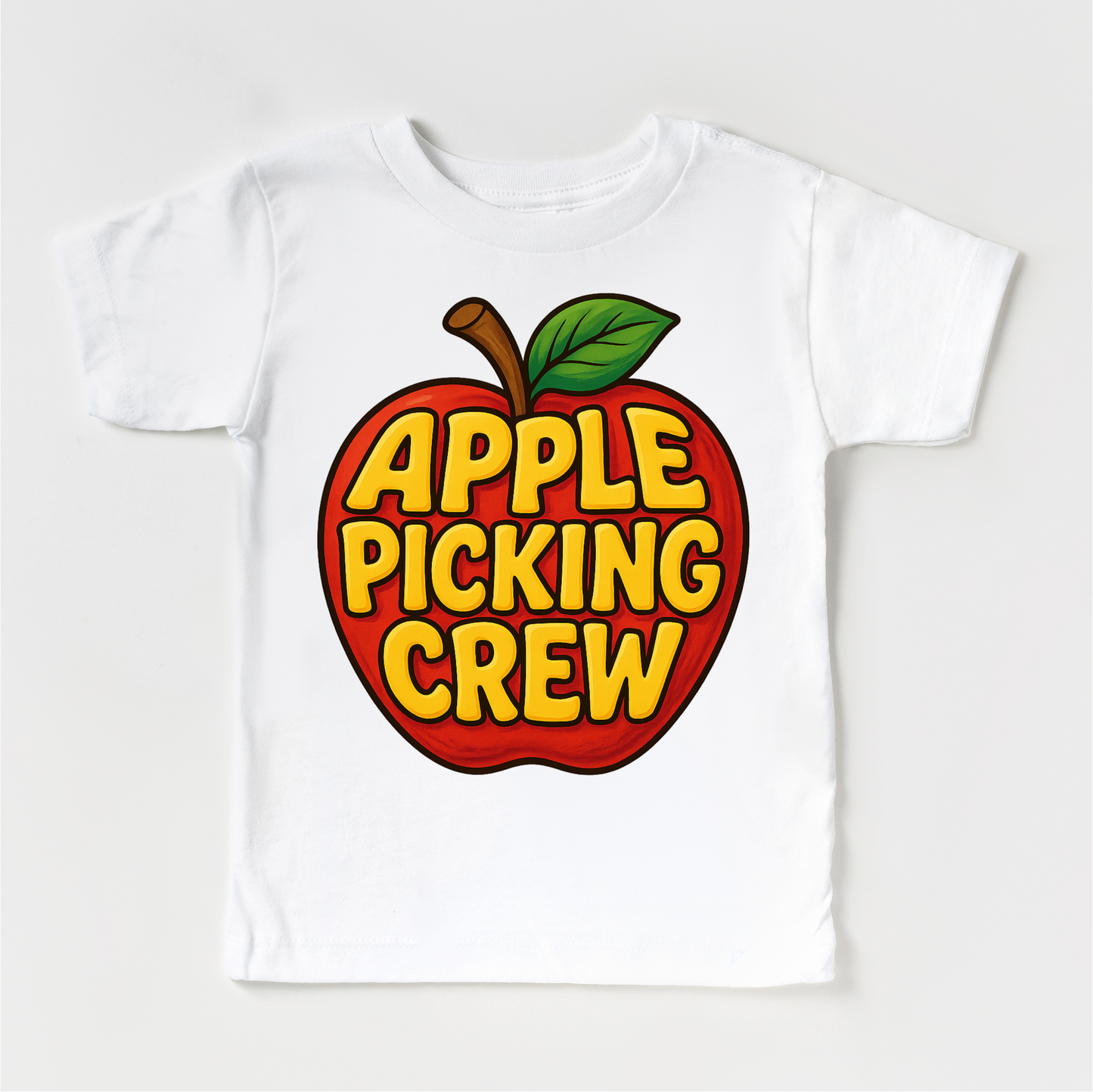 Apple Picking Crew Fall Shirt - Apple Picking Orchard Tee
