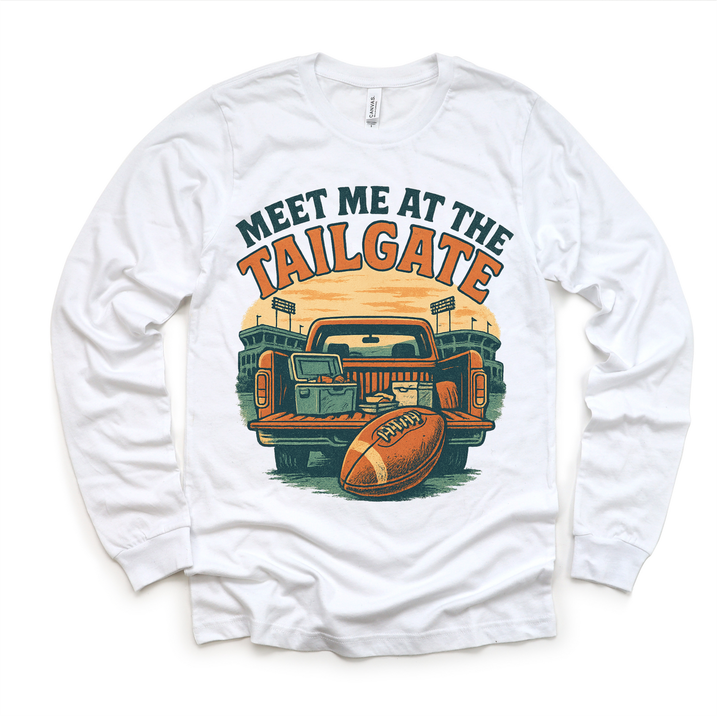 Meet Me At The Tailgate Football Shirt - Retro Football Tee
