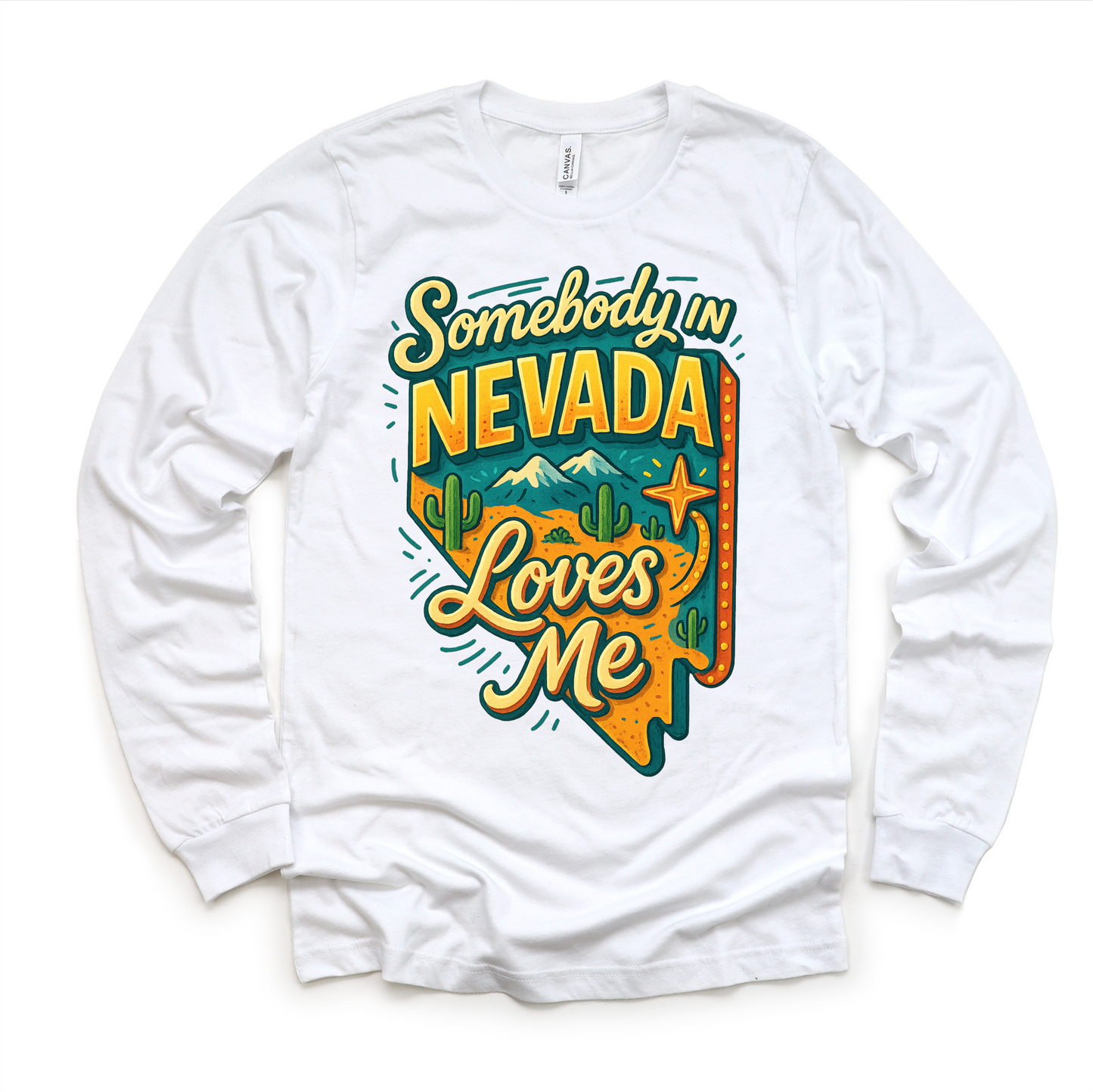 Somebody In Nevada Loves Me Shirt - State Souvenir Tee