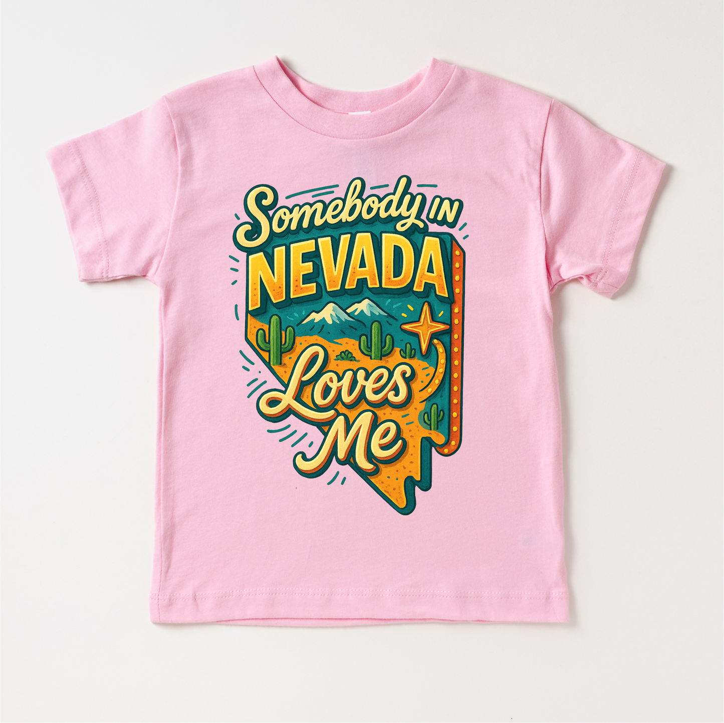 Somebody In Nevada Loves Me Shirt - State Souvenir Tee