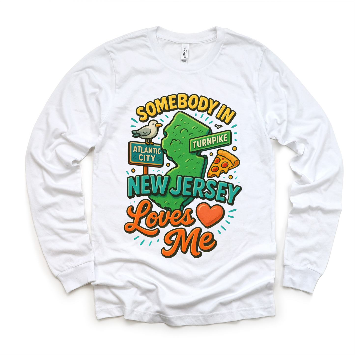 Somebody In New Jersey Loves Me Shirt - State Souvenir Tee