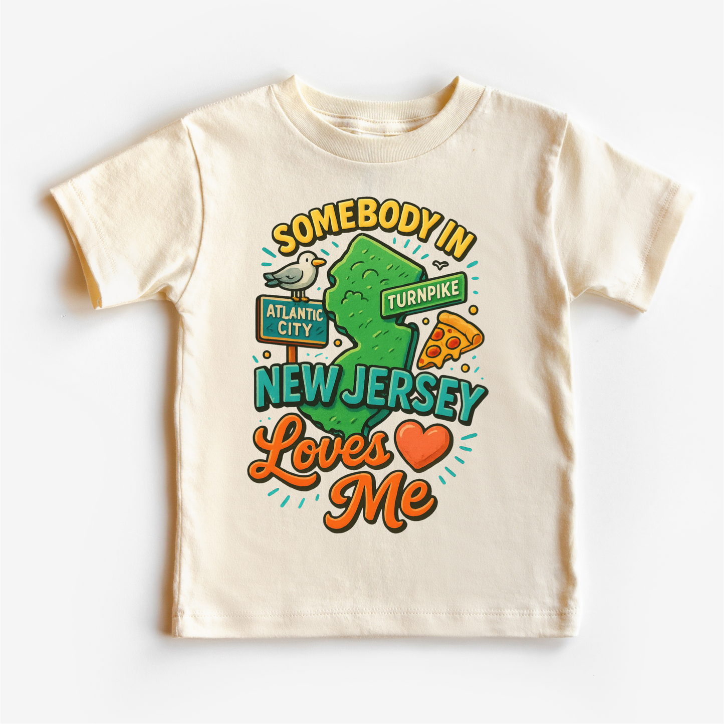 Somebody In New Jersey Loves Me Shirt - State Souvenir Tee
