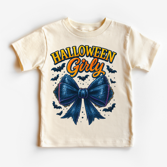 Halloween Girly Bows and Bats Shirt - Halloween Tee