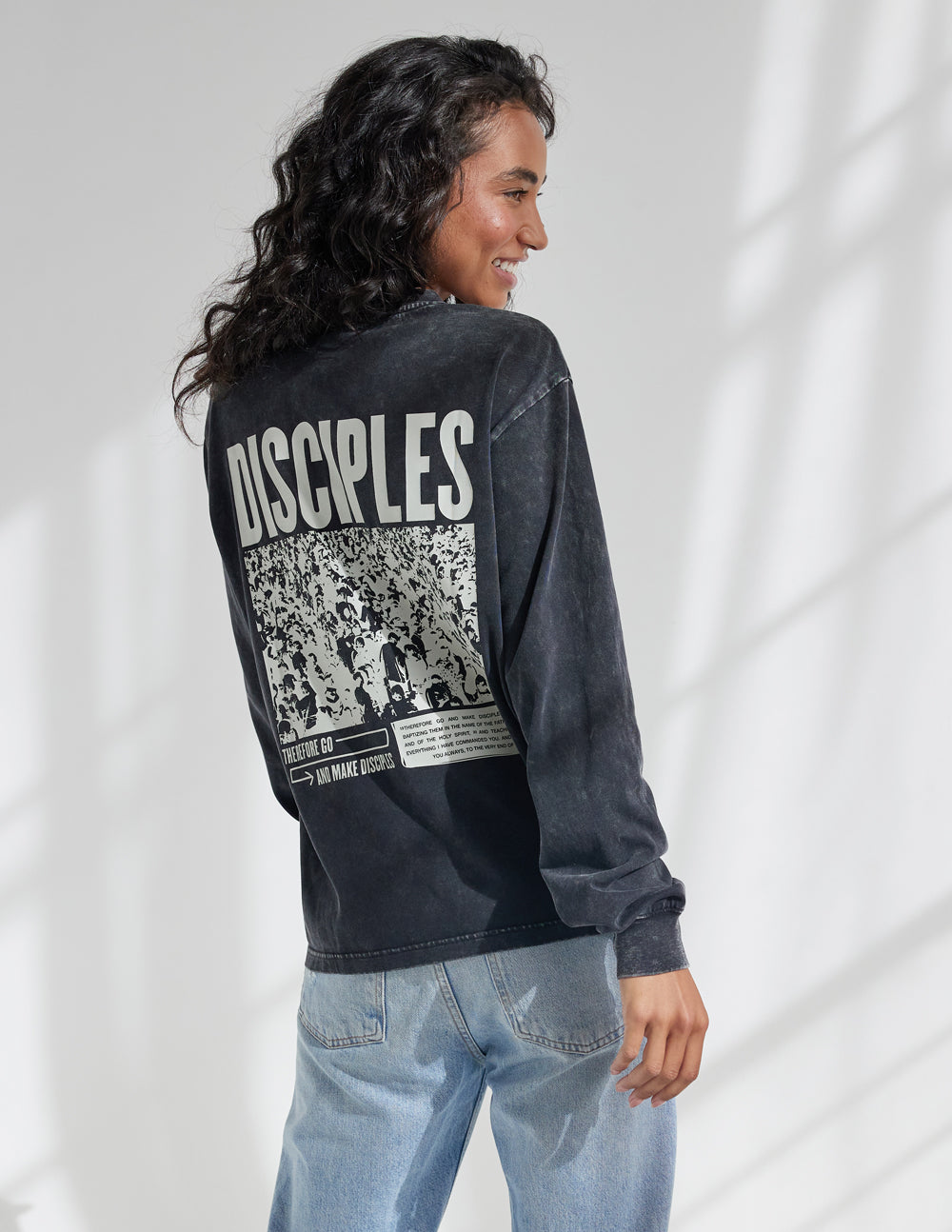 Disciples LS Onyx Oversized Unisex Tee