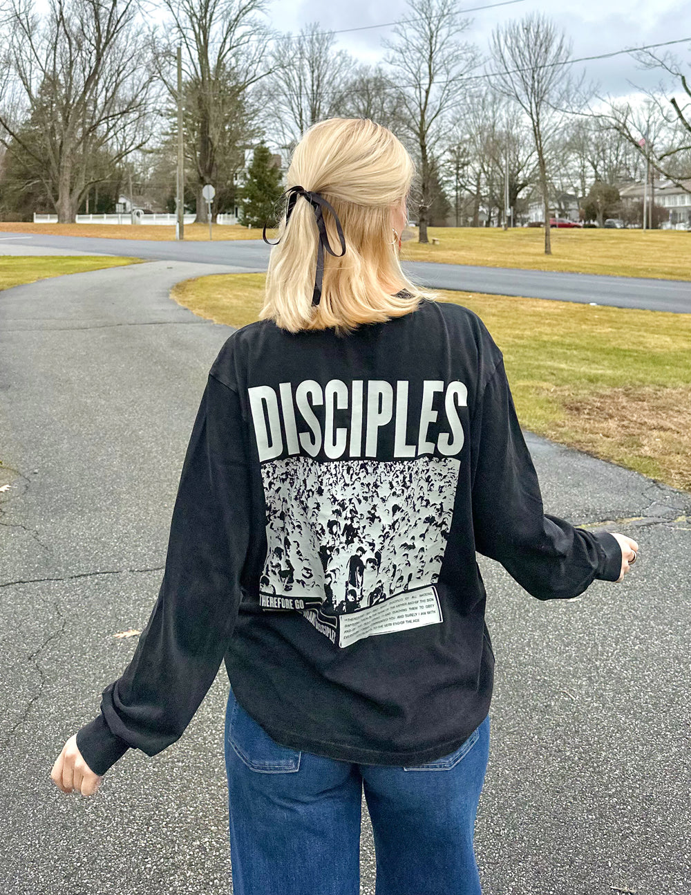 Disciples LS Onyx Oversized Unisex Tee