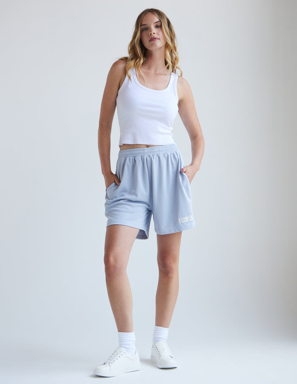 Disciples Unisex Mesh Short Skyride 5 inch Inseam Polyester