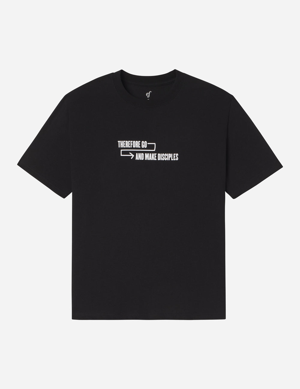 Disciples Unisex Oversized Tee 100% Cotton Black