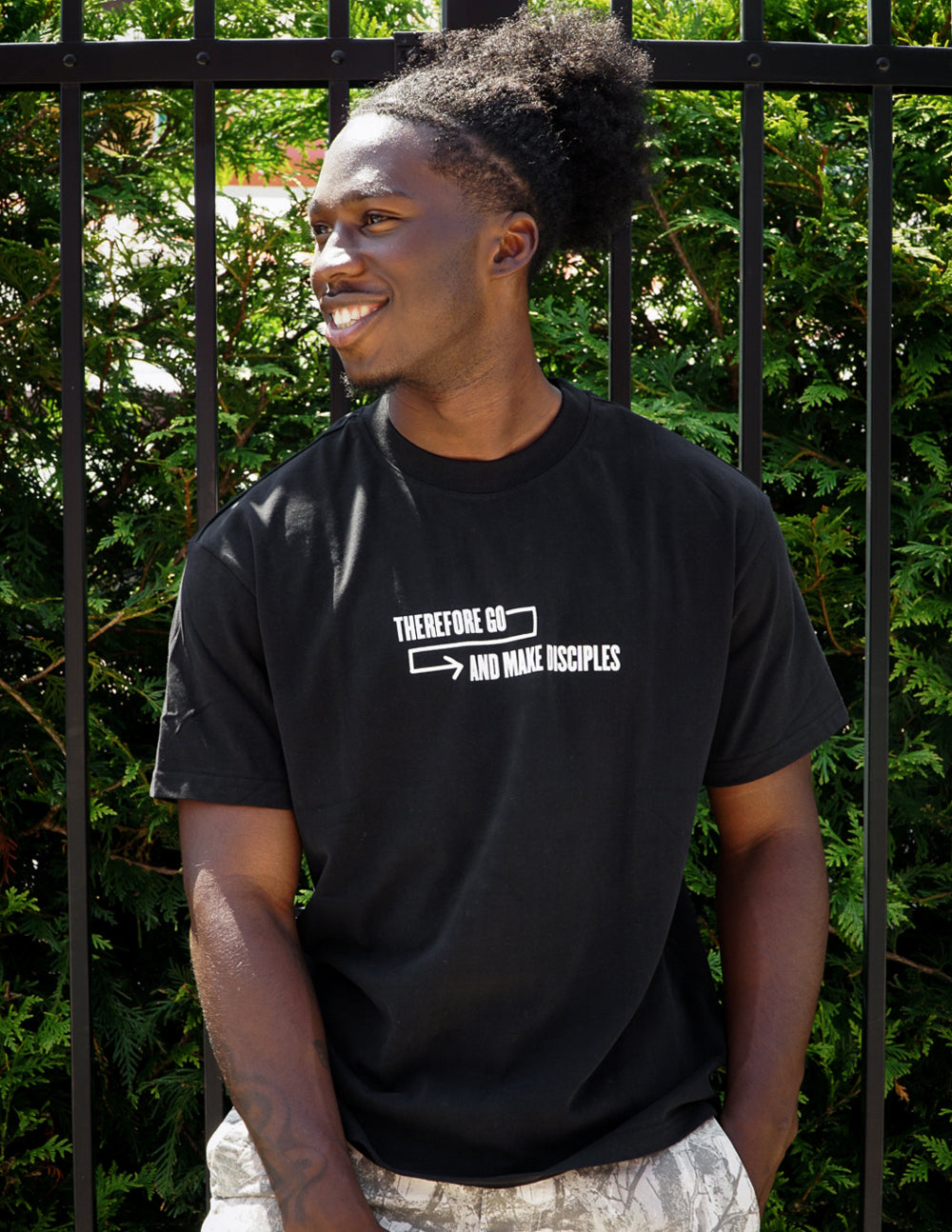 Disciples Unisex Oversized Tee 100% Cotton Black